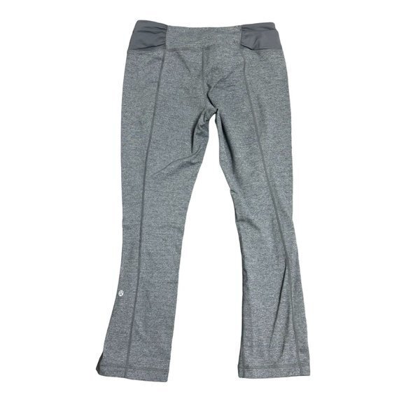 Lululemon Womens Size 10 Gray‎ Gym Casual Workout Leggings - Picture 8 of 8